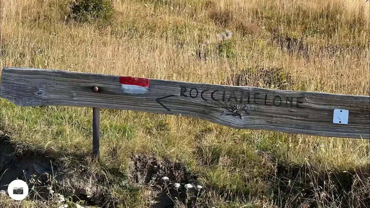 Indicazione lungo il percorso del Rocciamelone